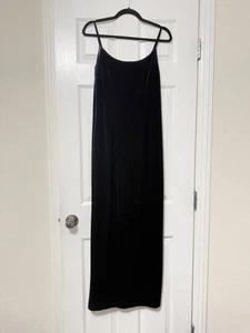 After Dark Vintage Blue Velvet Sz 8 Evening Dress90’ Whimsigoth Gown Y2K - Picture 1 of 7