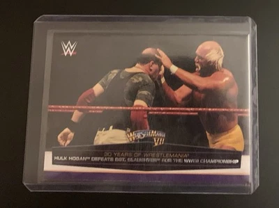 2014 Topps WWE Road to Wrestlemania 30 años de Wrestlemania Hulk Hogan 14 Foto 1 de 2