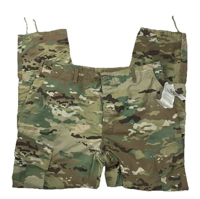 Calça Uniforme Masculina ACU Exército dos EUA X-Grande Longa OCP Camuflagem Ripstop Carga Escudo de Insetos - Imagem 1 de 4