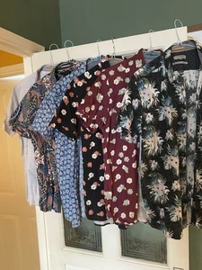 6x Mens Ted Baker Short Sleeved Shirts Size 4 - Picture 1 of 13