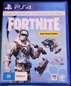 Fortnite Deep Freeze Bundle PS4 w/ Used Redeemed Voucher Code & Manual Free Post - Picture 1 of 6