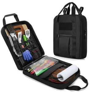 Hängende Camping Utensilien Organizer mit Handtuch Papier Halter, Tragbare Camping Kitc... - Bild 1 von 9