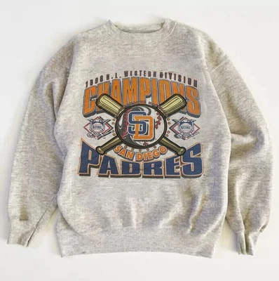 Vintage 90s 1996 San Diego Padres Baseball  Sweatshirt  AN62886 - Image 1 of 2