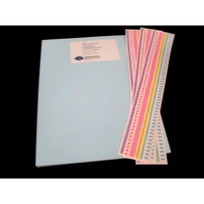 Lote 1 Papel Montaje Fotográfico Azul Claro, Gr Longitud Pegatinas Religiosas Foto 1 de 4