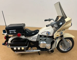 Motocicleta de juguete vintage Kawasaki 1000 Police Force/US Air Force ~12" de largo - Imagen 1 de 13