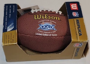 Super Bowl XXXIX Patriots Eagles 2005 Wilson Mini Football Jacksonville #/10,000 - Picture 1 of 6