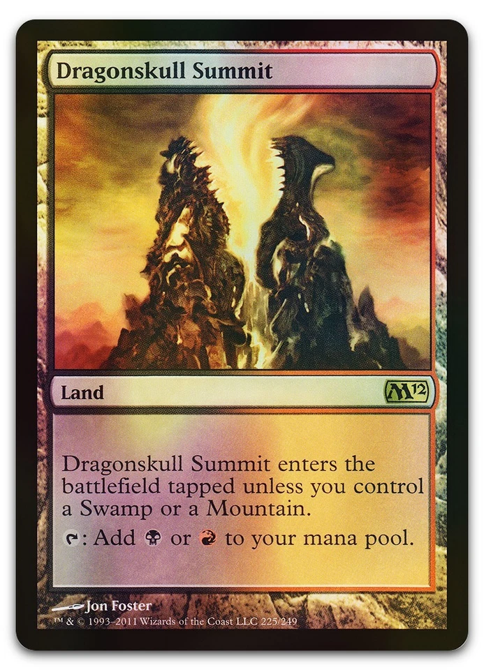 Dragonskull Summit #225 (Foil) (LP) Magic 2012 (M12) M12 Magic MTG - Image 1 of 2