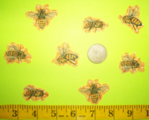 New Honeybees Iron-ons Fabric Appliques Iron-ons