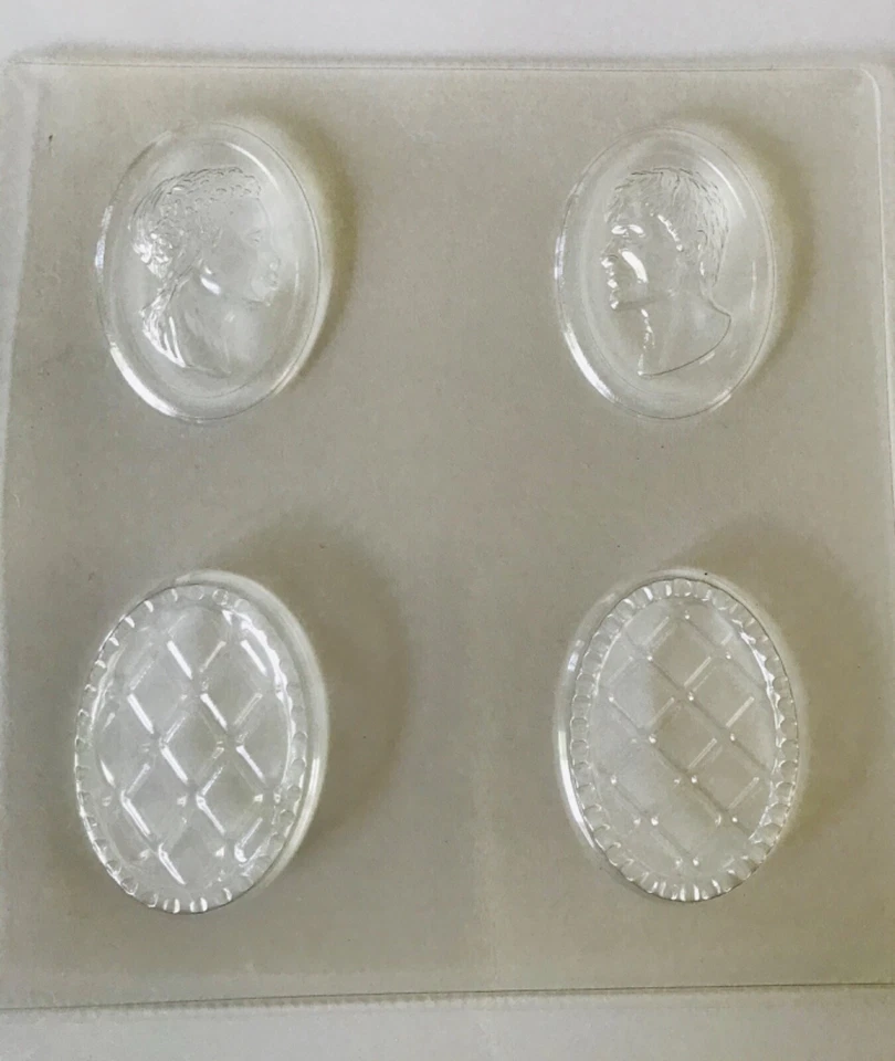 Culpitt CAMEOS CHOCOLATE CARAMELO MOLDE Pasteles de textura y decoración de artesanías azucareras  Foto 1 de 4