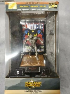 Wolverine: Marvel Fine Pewter Collector's Series Series No. 2 Limited Edition - Picture 1 of 4