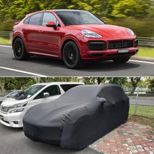 Car Cover Satin Stretch Dust Protection Custom For Porsche Cayenne SE 2003-2022 - Picture 1 of 10