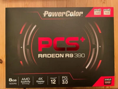 powercolor Radeon R9 PCS+ 8192MB GDDR5 PCI-Express Graphics Card 8GB of ram - Image 1 of 4