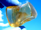 Libyan Desert Glass Meteorite Tektite Impact Specimen( 90 Ct)Soft Yellow Gem Aa+