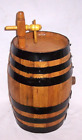 Antique 1 Gallon Bourbon Whiskey Moonshine Barrel American Oak Staves