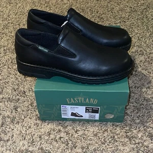 Eastland Women's Newport Slip On Loafers Size 12 Medium  BLACK New - Picture 1 of 7