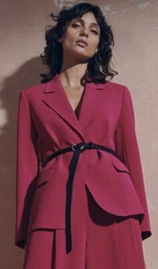 Witchery Womens Blazer Size 12 Hot Pink Single Breasted New With Tags Layering - Picture 1 of 8