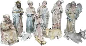 Belén de Navidad de 18 pulgadas de alto juego completo de 11 piezas El Nacimiento incluye - Imagen 1 de 1