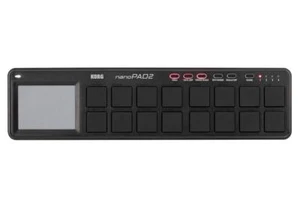 KORG nanoPAD2 Slim-Line USB MIDI Pads Black from Japan w/ Tracking NEW - Picture 1 of 5