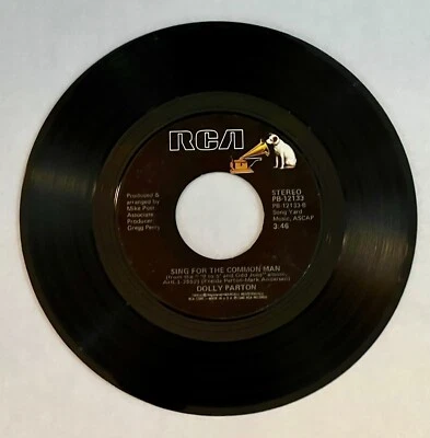 Dolly Parton – 9 To 5 / Sing For The Common Man - 1980 45 rpm PB-12133 VG - Image 1 of 2