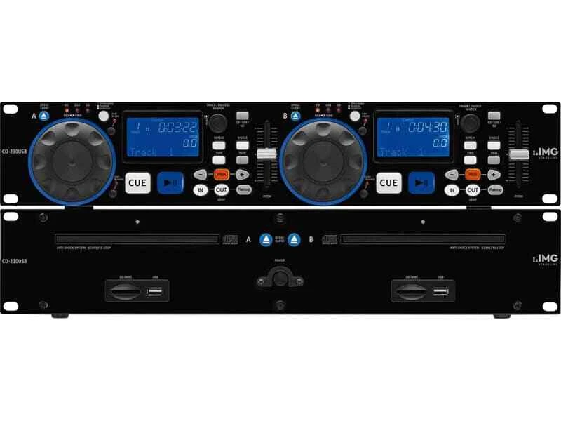 IMG STAGE LINE Dual-CD-Spieler CD-230USB - Bild 1 von 1