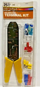 26-teiliges elektrisches Reparaturset Abisolierzange Crimpzange mit 25 Steckern - Bild 1 von 2