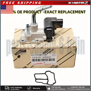 OEM FOR TOYOTA HIGHLANDER LEXUS ES300 RX300 IDLE AIR CONTROL VALVE 22270-20050 - Picture 1 of 8