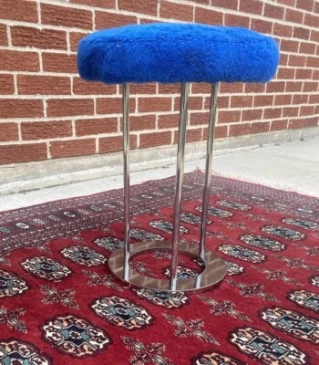 TABURETE MODERNO DE MEDIADOS DE SIGLO DE LA ERA ESPACIAL DE PAUL MAYEN PARA INTREX VINTAGE Foto 1 de 4