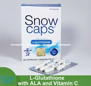 Snow Caps Snowcaps L-Glutathione with ALA and Vitamin C (30 capsules) - Picture 1 of 9