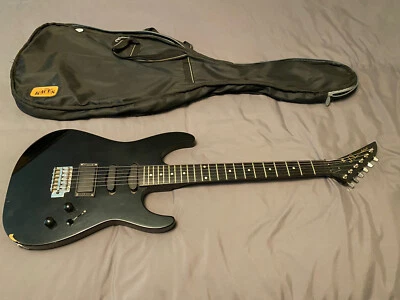 ARIA PRO II JS-3R SERIES Electric Guitar Black W/ Reverse Headstock & Gig Bag - Image 1 of 4