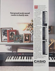 1988 Casio Tone Bank Keyboard Mix Play Any Two Preset Sounds At Once Print Ad