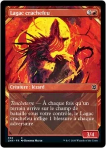 MTG Magic ZNR - [x2] Spitfire Lagac/Lagac crachefeu, Showcase, French/VF - Picture 1 of 1