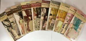 Set of 10 Different Themes of Paper Gift Tags (24 pieces per pack) with Strings - Picture 1 of 7