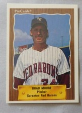 1990 Pro Cards Scranton/Wilkes-Barre Red Barons Baseball Card Pick one