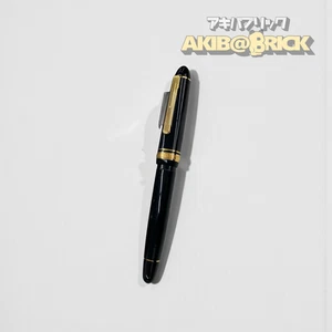 Platinum President Fountain Pen Black  M  Gold Trim 18K Gold Nib Japan - Picture 1 of 7