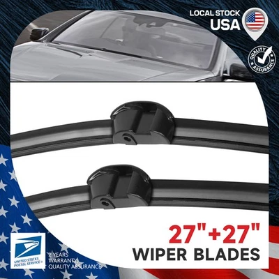 JUEGO DE 2 limpiaparabrisas tamaño 27" y 27" para Mercedes-Benz CL65 AMG S550 2007-2013 Foto 1 de 4