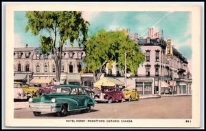 Postal HOTEL KERBY, BRANTFORD, ONTARIO, CANADÁ F107 - Imagen 1 de 2
