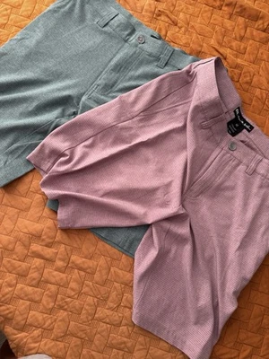 (Lot 2) Travis Mathew Men’s Sand Harbor Golf Shorts Mens Size 32 Two pairs - Image 1 of 4