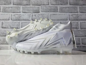 Adidas Men's Freak Ultra 23 Inline Football Cleats White Silver Sz 11.5 GX9179 - Picture 1 of 6