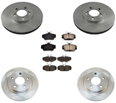 Front Rear Rotors Brake Pads for Ford Taurus With 4 Wheel Disc Brakes 2001-2007 - Image 1 of 4