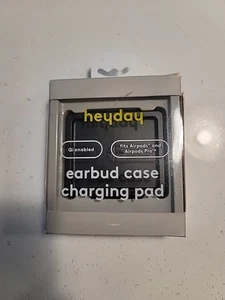 Heyday Earbud Case Qi Kabelloses Ladepad passend für AirPods & AirPods Pro Schwarz - Bild 1 von 2