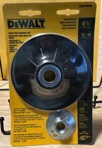 Dewalt Fiber Disc Backing Pad 4 1/2” For Angle Grinders W/ Nut DABP4RR58 GENUINE - Picture 1 of 9