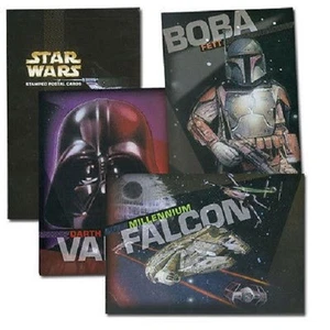 Star Wars Stamped Postal Cards set of 15 - Picture 1 of 1