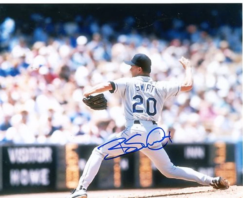 FOTO 8X10 FIRMADA POR Bill Swift Colorado Rockies Foto 1 de 1