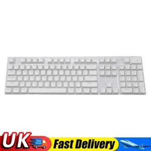 104pcs Universal Mechanical Keyboard Keycaps PC Bakclit Key Cap Set (White) UK - Afbeelding 1 van 12