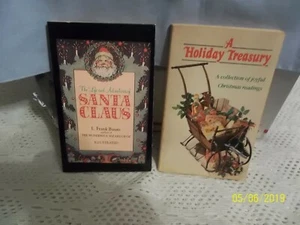 Vintage Weihnachtsbücher Eine Weihnachtsschatzkammer & Das Leben & die Abenteuer von Santa Clau - Bild 1 von 2