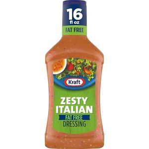 Kraft Zesty Italian Salad Dressing, 16 FL Oz Bottle - Picture 1 of 8