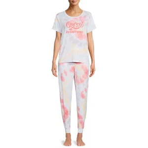 Secret Treasures Women's Plus Top & Pants Pajama 2-Pcs Set Multicolor 3X(24W-26W - Picture 1 of 5