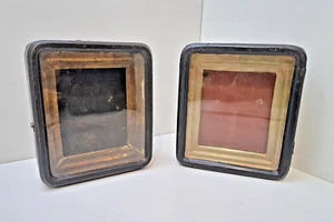 Vintage Wooden Kiot Pair Religion Christianity Icon Box Ukraine Old Decor - Picture 1 of 24