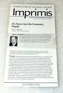 Imprimis January 2011 It's Never Just the Economy, Stupid by Brian T. Kennedy - Picture 1 of 1