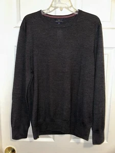 $128 Brooks Brothers 100% Merino Wool Crew Neck Sweater / Men’s Large / NWT - Picture 1 of 4